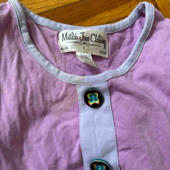 Matilda Jane 8 Good Hart "The Pier Dress" Girls size 8 - Picture 3 of 4